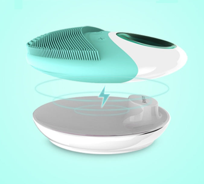 Wireless Charging Silicone Cleansing Brush