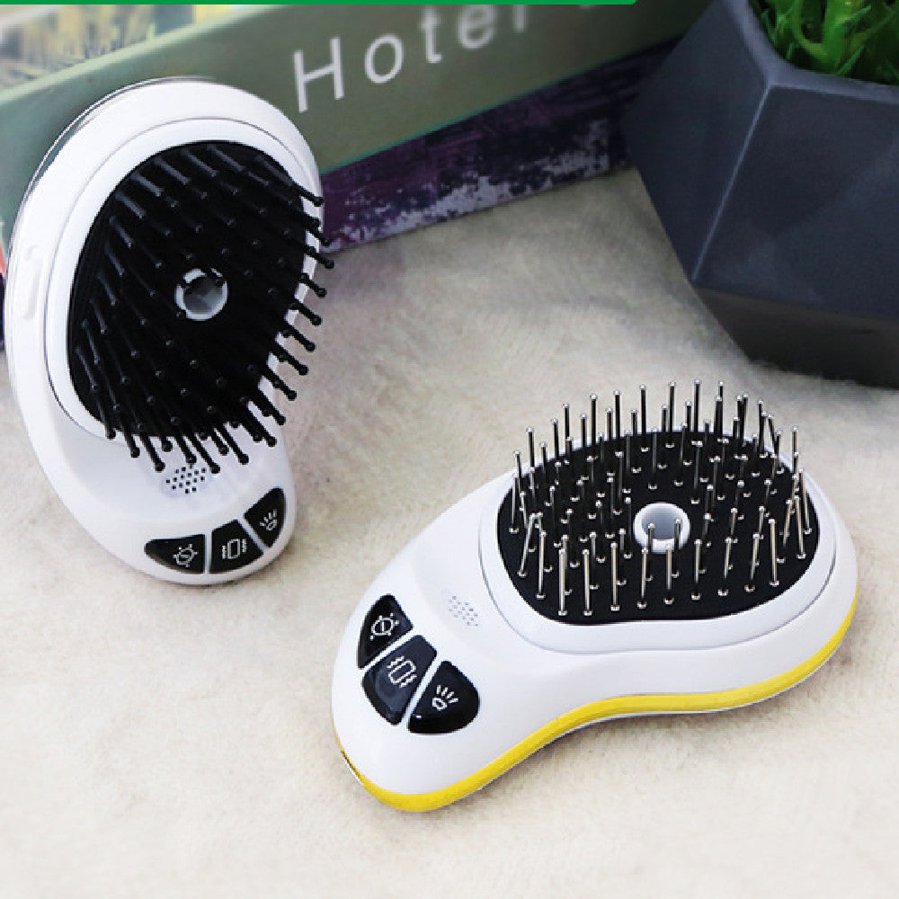 Nano Anion Spray Scalp Massage Hairdressing Comb